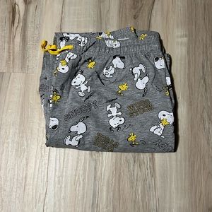 NWOT MENS Peanuts brand Snoopy and Woodstock Casual Pants